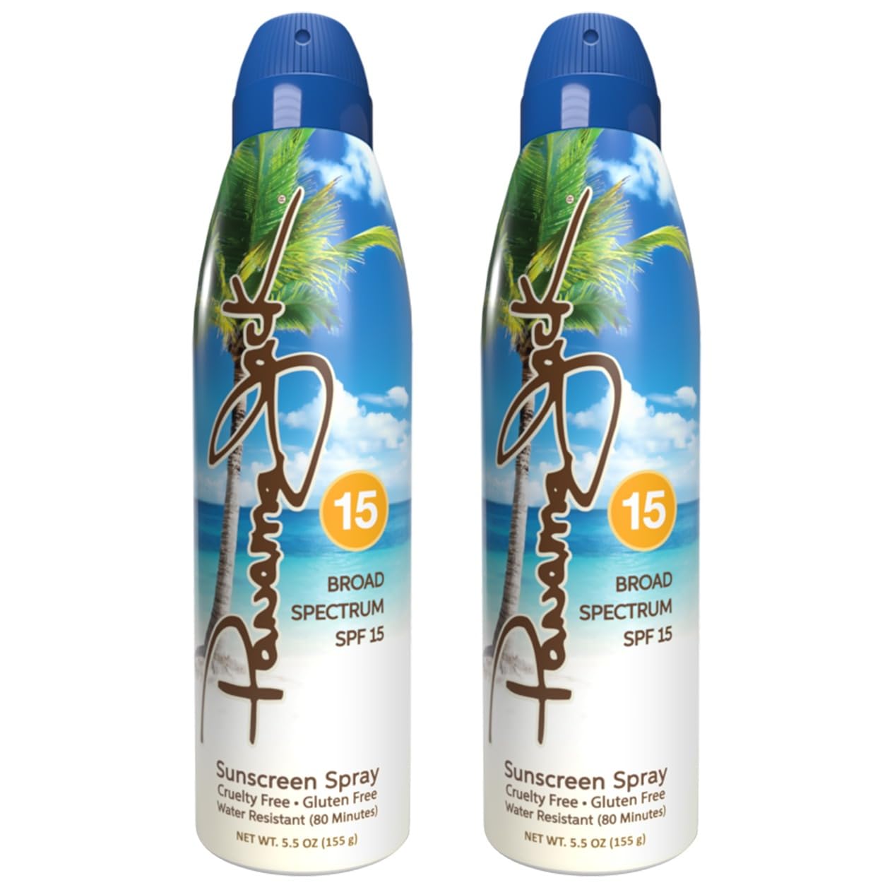 Panama Jack Continuous Spray Sunscreen, Spf 15, 5.5 Ounce