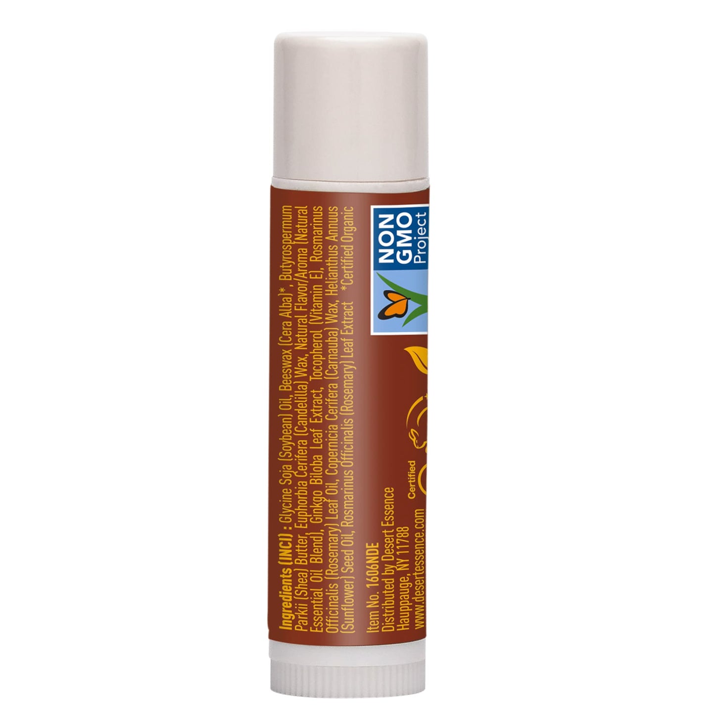 Desert Essence Lip Rescue Ultra Hydrating w/ Shea Butter - 0.15 Oz - Pack of 24, Soft Moisturizer Balm Stick, Ginkgo Biloba Extract- Soothes Dry Or Cracked Lips - Vitamin E - Beeswax - Peppermint Oil