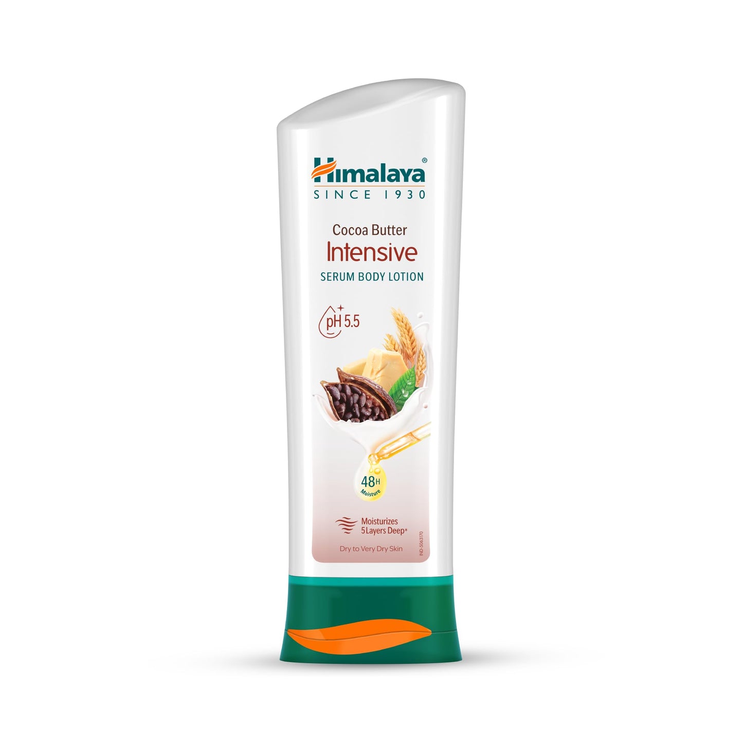 Himalaya Herbal Healthcare Cocoa Butter Intensive Body Lotion, Daily Ultra Moisturizer for Dry Skin, 13.53 oz, 1 Pack