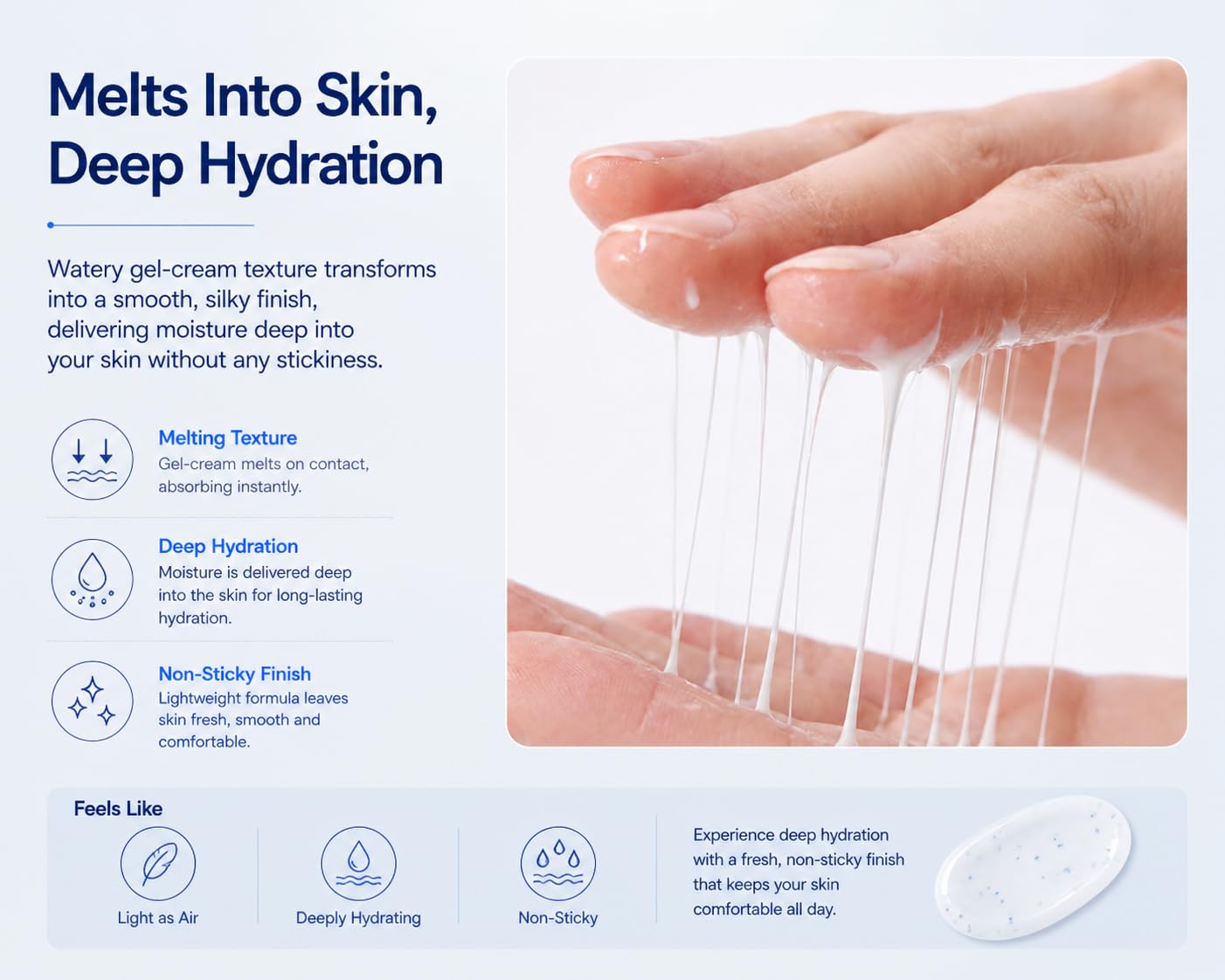 A.LOOPS Korean Panthenol 5% Moisturizer Cream Deep Hydration with Blue Capsules, PDRN & Hyaluronic Acid for Dry Sensitive Skin (80g)