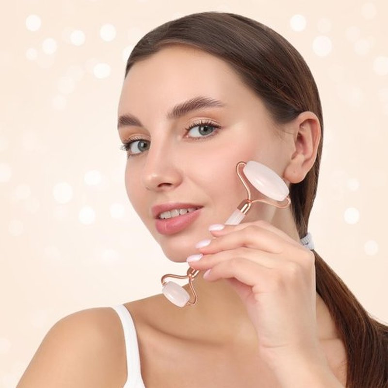 YLTNEUQER Gua Sha Facial Massager Tool, Jade Roller Face Roller, for Face, Neck, Back, Arms, Legs,SPA Gifts for Women Gua Sha Facial Massager Reduce Puffiness and Improve Wrinkles