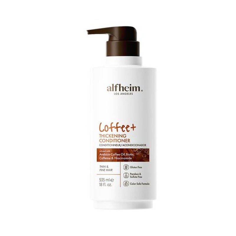 ALFHEIM Coffee THICKENING CONDITIONER for 'Biotin 、Caffeine、Arabica Coffee Oi&Niacinamide, Paraben-Free, Sulfate-Free Surfactants