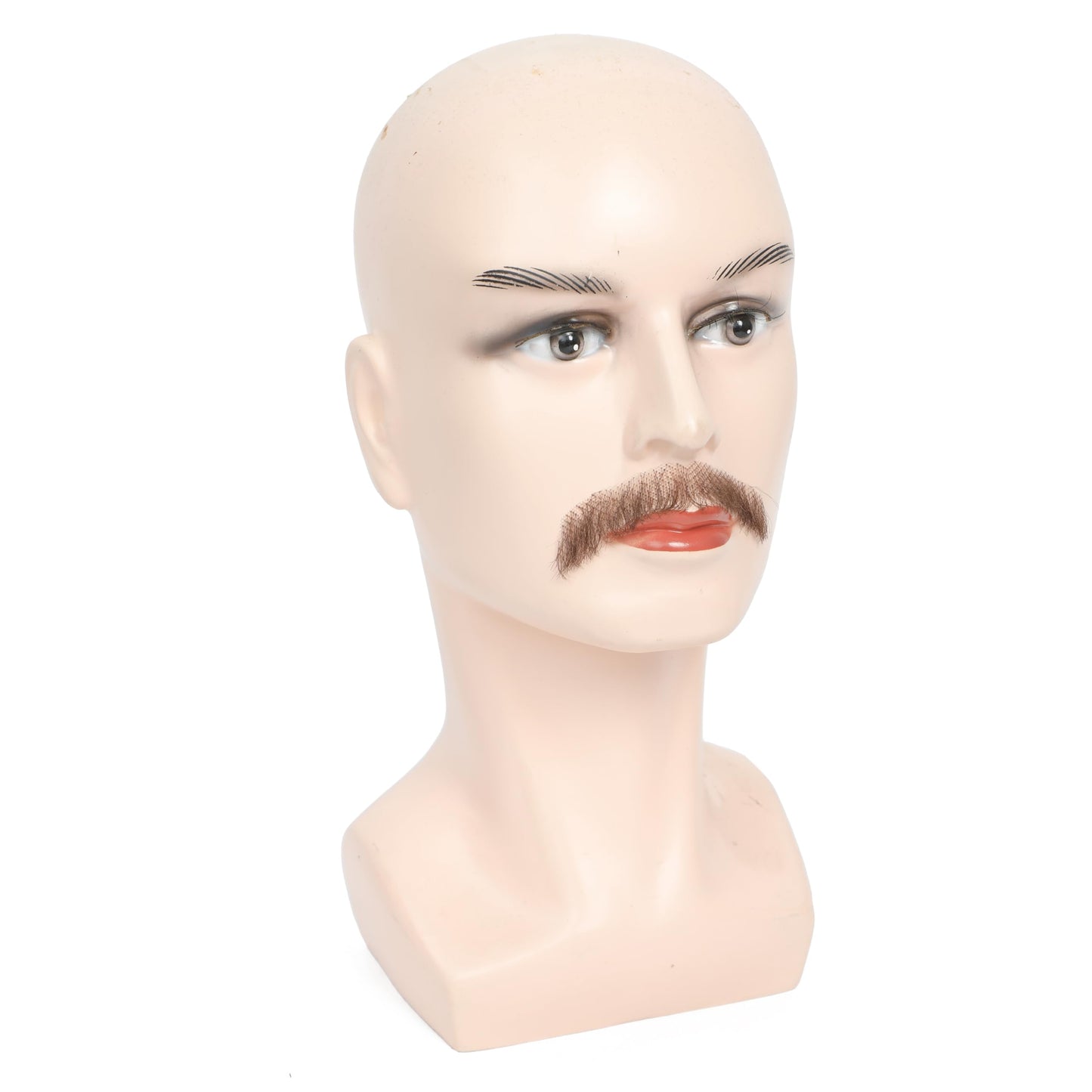 Parceria Fake Beard, Theatrical Grade Lace Backing Fake Mustache, Soft Human Hair Hand Knotted Men Adults Realistic Beard Costume for Holiday, Theater, Drama, Costume Parties and more (Brown)
