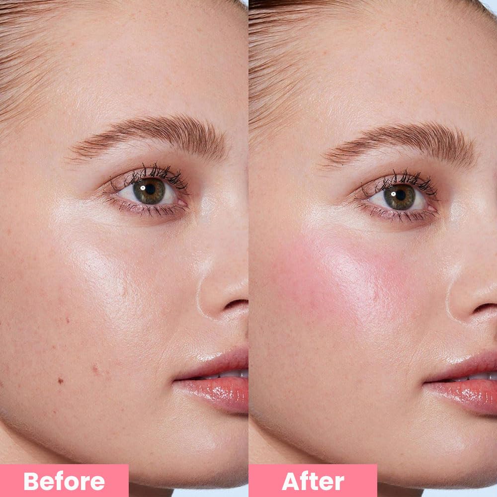 Dusty Pink Mauve Highly Pigmented Liquid Blush Makeup for Cheeks Lips Eyes