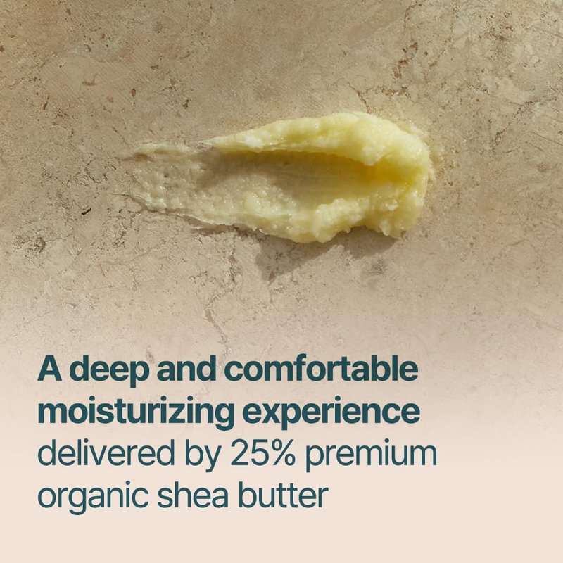 25% Organic Nilotica Shea Butter Daily Face Cream - Melt-In Hydration for Dry & Sensitive Skin | 1.69 Fl Oz