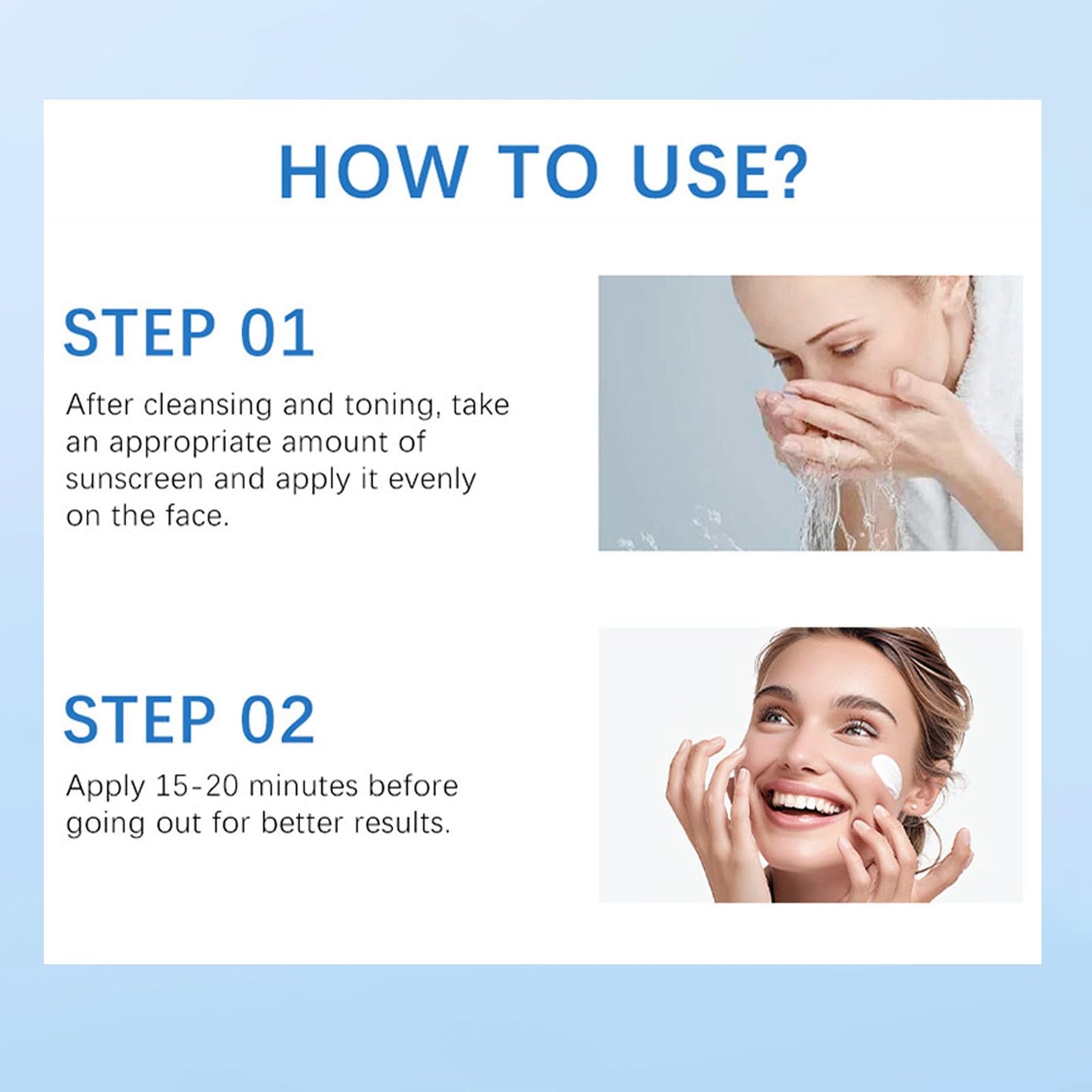 Centella Sunscreen SPF 50, Long-Lasting Protection, Nourishing Skin Protection and UV Defens,Centella Madagascar Sunscreen,Moisturizing Non-Sticky Centella Water-Fit Sun Serum for All Skin