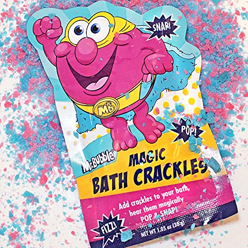 Mr. Bubble The Original Kids Bath Bomb Potions - Colorful Fizzy Fun - Cool Foam and Bubble Science Beaker for The Bath (Pack of 4)