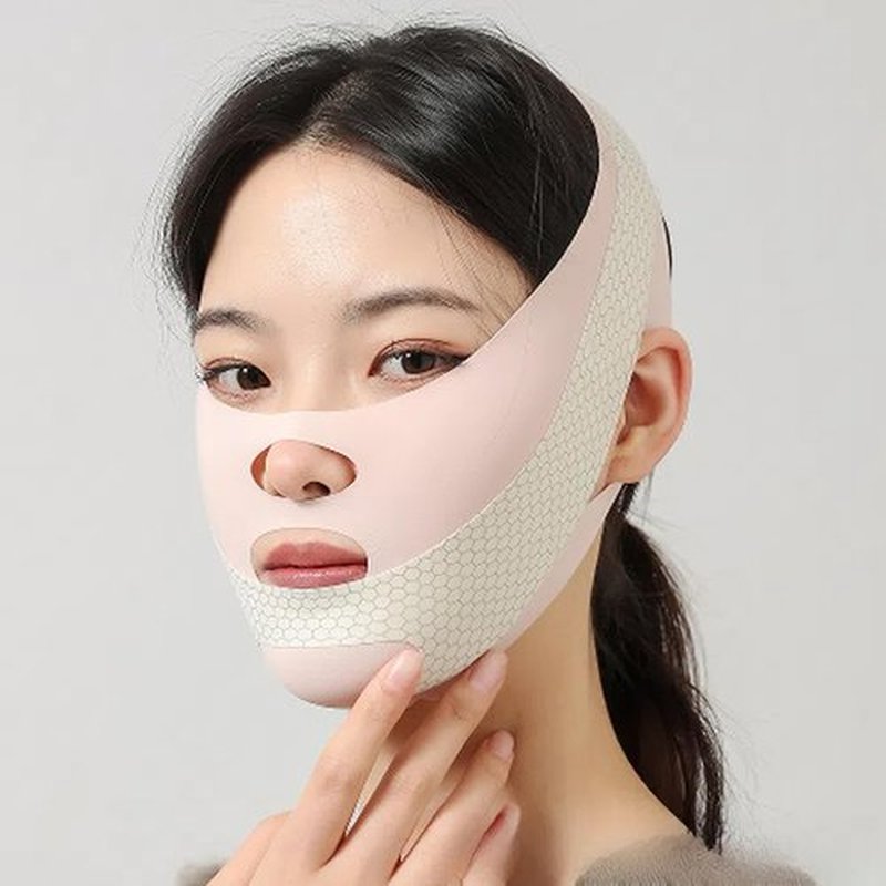 ALIUHYUKD One-piece face shaping bandage, V face lifting, firming face, preventing sagging face sculpting mask