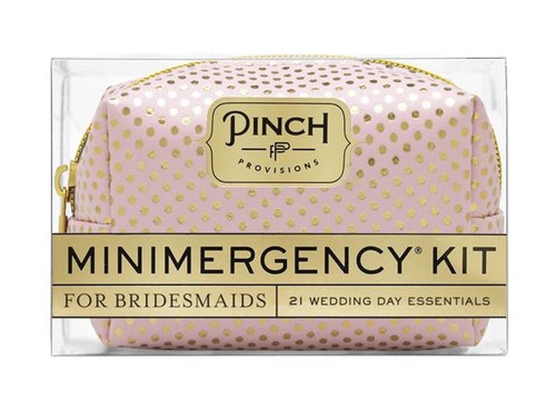 Pinch Provisions Bridesmaid Minimergency Kit, Includes 21 Emergency Wedding Day Must-Have Essentials, Perfect for Bridal Showers, Wedding Day or Bridesmaids Proposal Gift