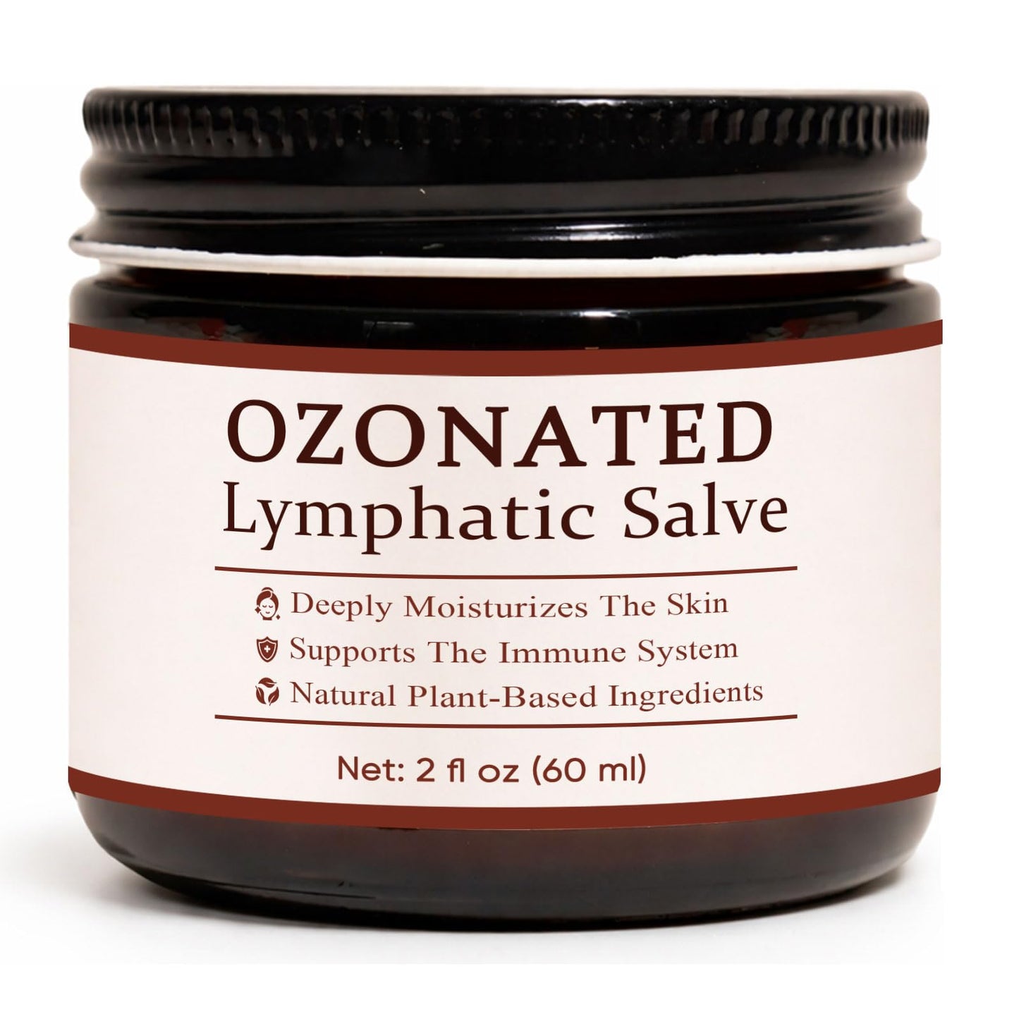 TAWODIUM Ozonated Lymphatic Salve, Ozonated Oil Face & Body Cream, Lymphatic Drainage Cream with Essential Oils, Reduces Redness, Smoothes Skin, Deeply Moisturizes, Fade Fine Lines