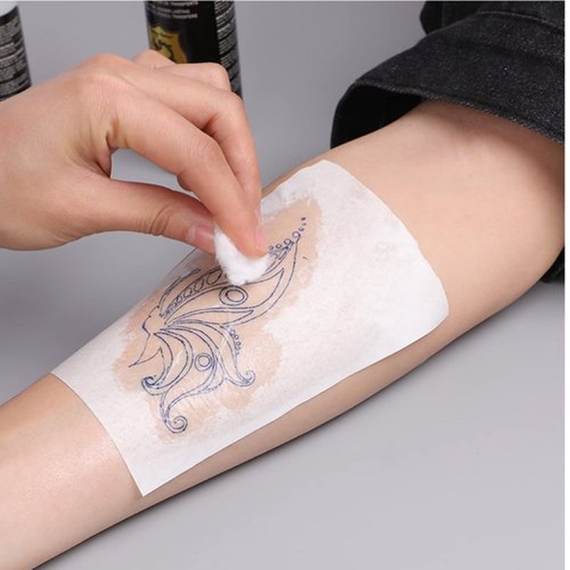 Tattoo Stencil Transfer Paper - Usiriy 25 Sheets Tattoo Stencils Thermal Paper A4 Size 4 Layers Tattoo Tracing Paper for Tattooing to Skin Printable Temporary Tattoo Transfer Paper Transfer Kit