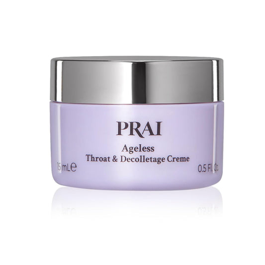 PRAI Neck Firming Cream - Boost Elasticity & Tighten Skin | Vegan, Cruelty-Free Formula with Hyaluronic Acid | 4 oz
