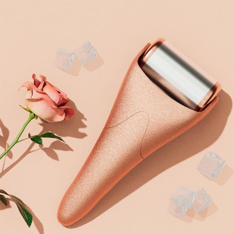 Dr.roller Ice Roller, Ice Roller for Face Freeze Massager, Ice Face Roller, Face Ice Roller Skin Care Tool for Reduce Pain Relief and Minor Injury, Relieve Puffiness (Stainless Steel)
