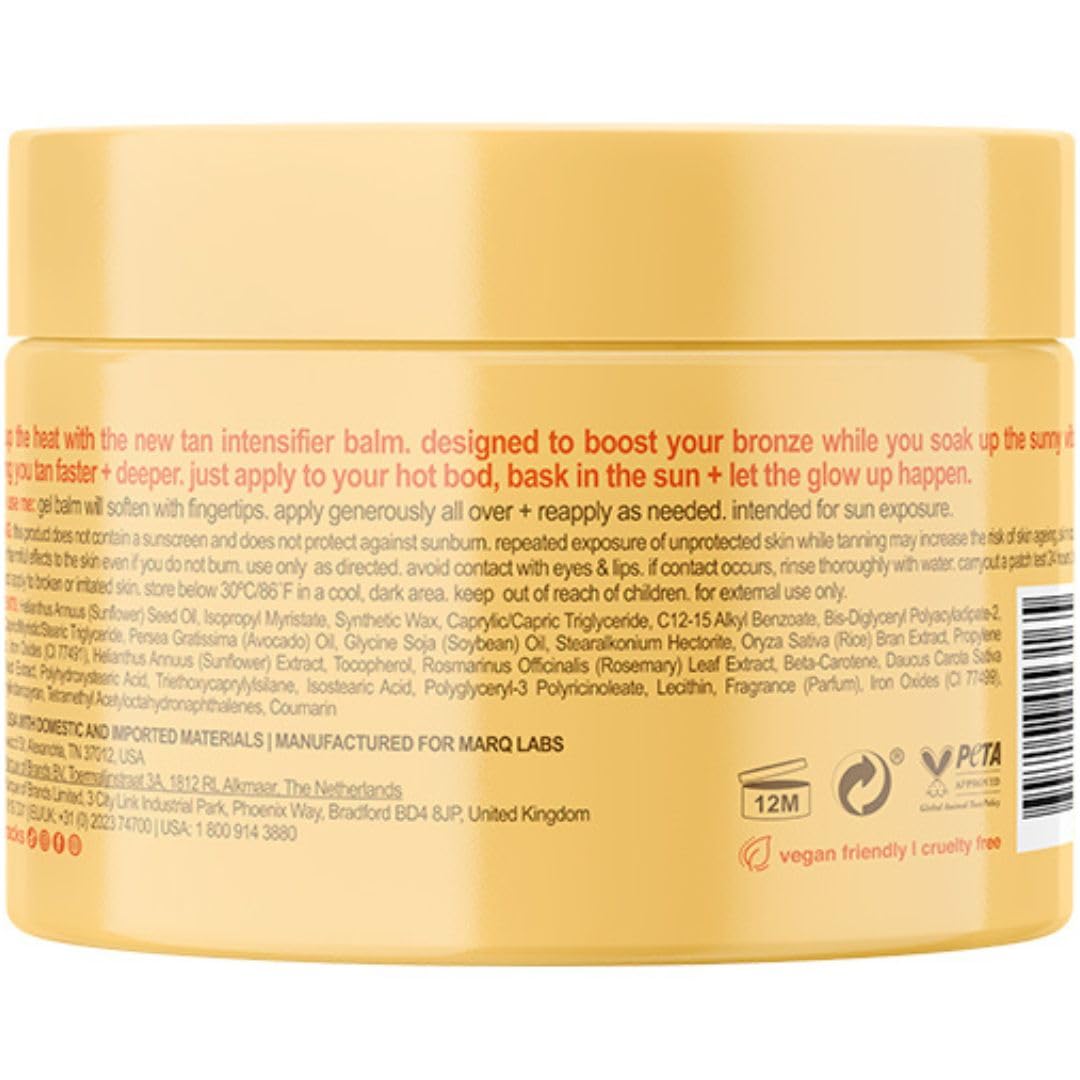 b.tan Intensive Browning Tanning Gel | Beta Carotene Balm – Tinted Sun Tan Accelerator, Oil-to-Balm Formula, Dark Tanner, Fast Bronze Suncare, Non Greasy, Water Resistant, Best for Outdoor, 5.3 Oz
