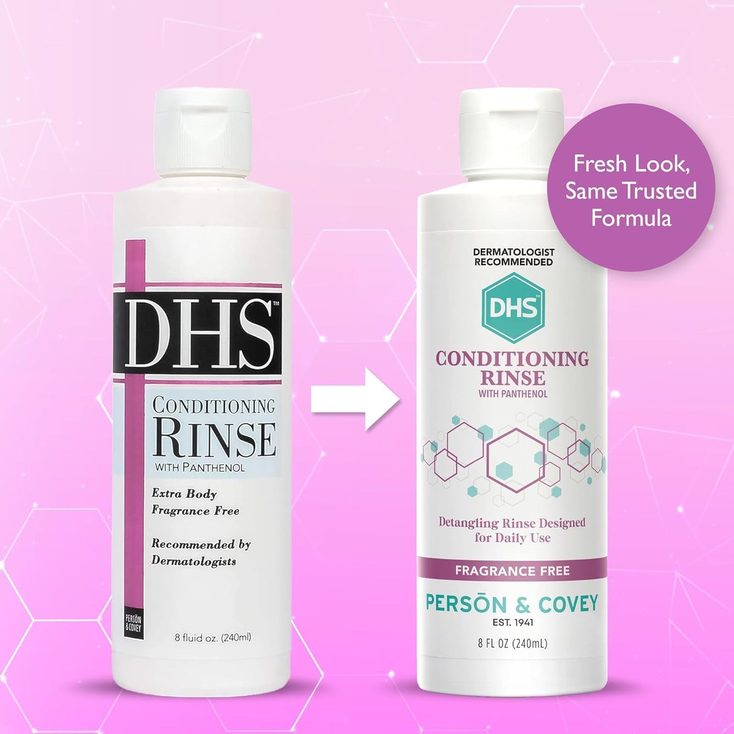 Panthenol Conditioning Rinse - 8 oz (Pack of 2) | Hydrating Hair Treatment