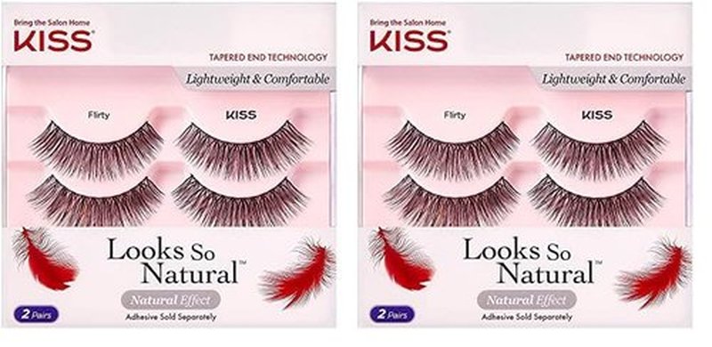 Kiss Looks So NaturaL Double Pack - Flir (Pack of 2)