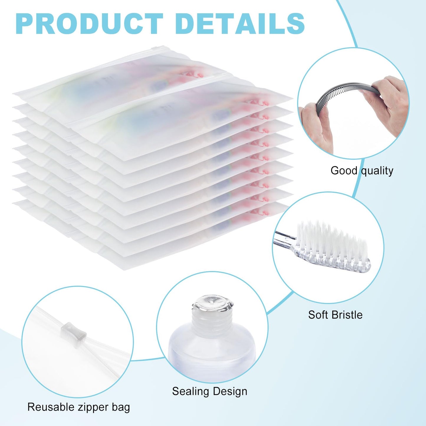 Homeless Hygiene Kit,Bulk Basic Toiletry Kits Care Package Supplies