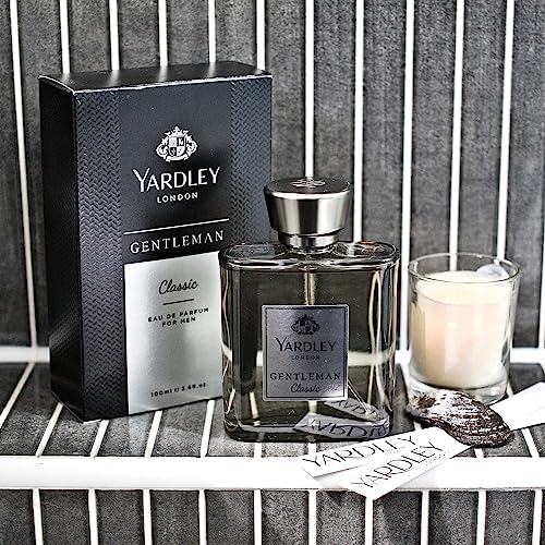 Yardley of London Gentleman Eau de Toilette Spray, Classic, 3.4 Ounce