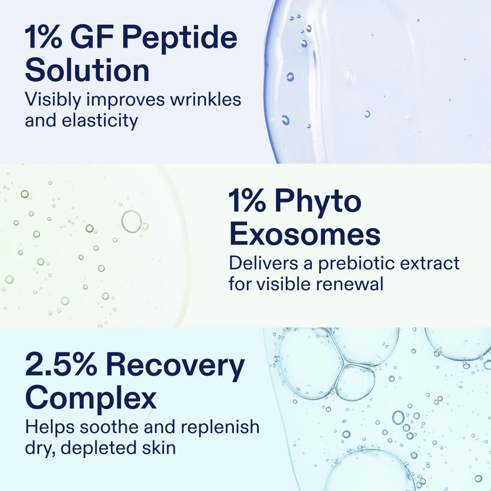 Skinfix Exo + Ectoin Intensive Repair Baume - 1 oz - Retinol-Free Face Serum with Hyaluronic Acid, Peptides - Visibly Smooths Wrinkles, Evens Dark Spots & Redness - Fragrance Free, Vegan, Cruelty Free