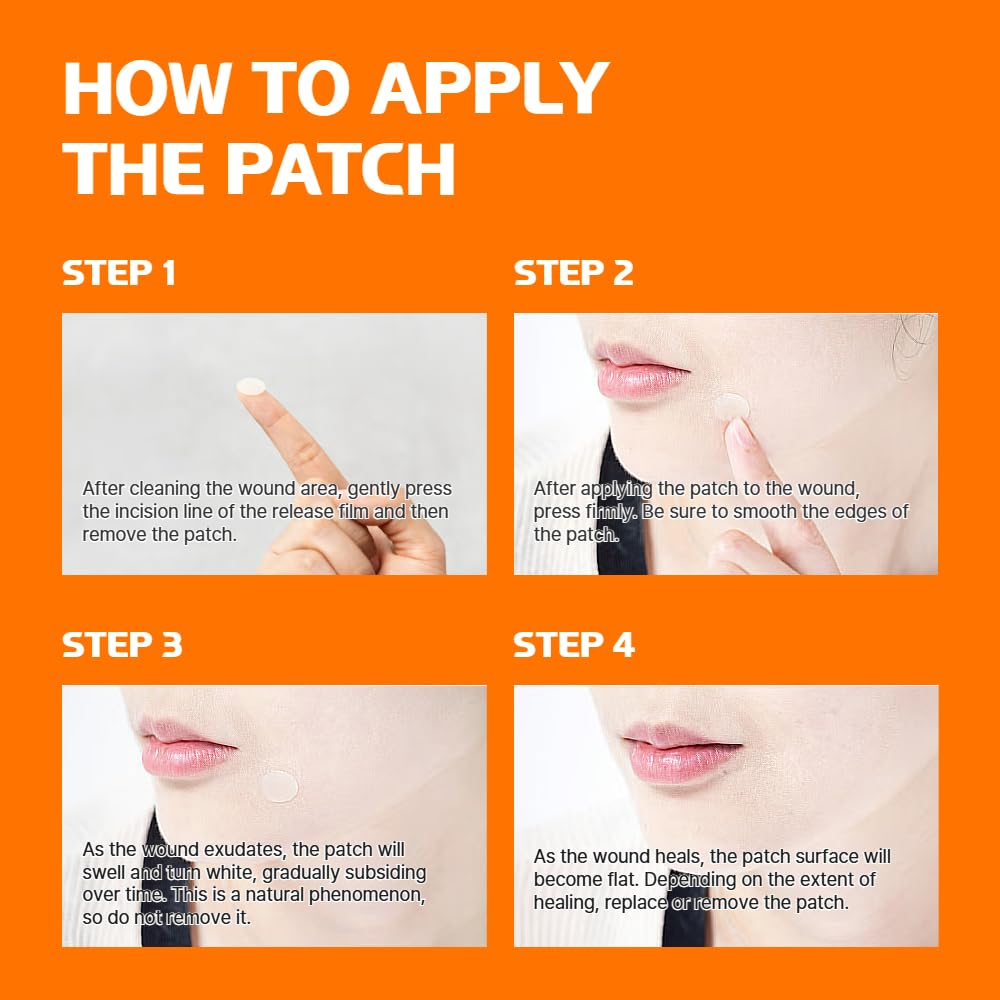 Fermented Korean Acne Patch for Face – Hydrocolloid Spot Patch for Pimples, Blemish Treatment, Vegan Invisible Pimple Patch, Zit Cover for Day & Night, Skincare for Oily and Sensitive Skin - 105 Pcs