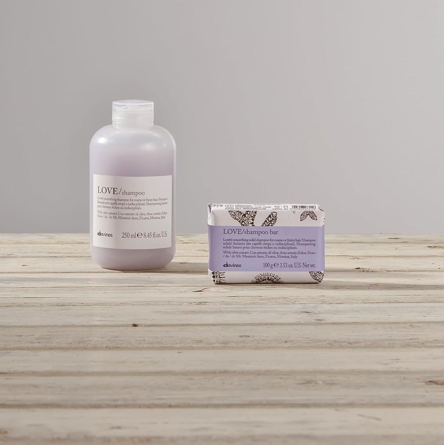 Davines Cleansing Bar, Solid Cleansing Shampoo Bar, Body Wash Bar, Packed in 100% FSC Paper Wrapper, Recyclable, and Aluminium Case Holder