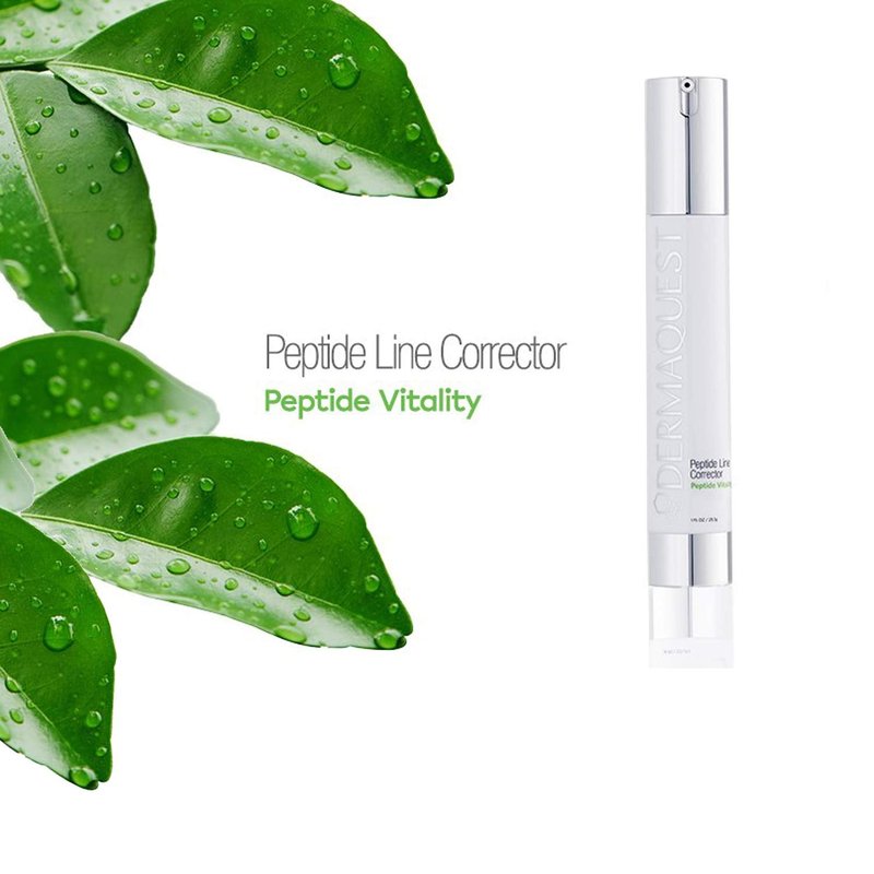 DermaQuest Peptide Vitality Serum - Anti-Aging Face Treatment for All Skin Types | 1 oz.