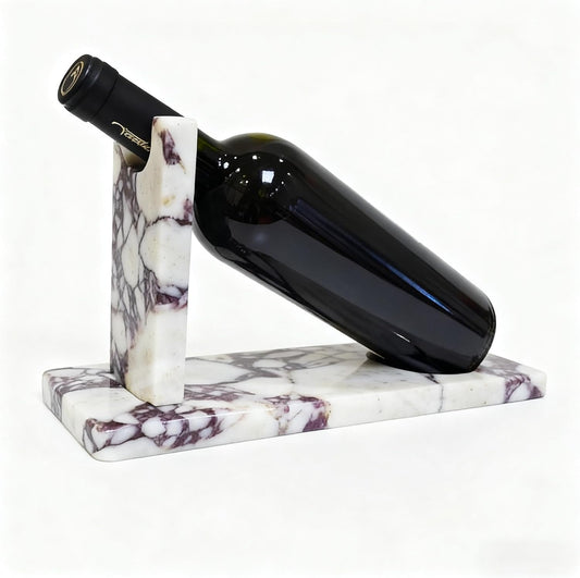 Modern Marble Wine Holder Stand - Elegant Single Bottle Wine Rack for Stylish Home Decor | Perfect Gift for Wine Enthusiasts