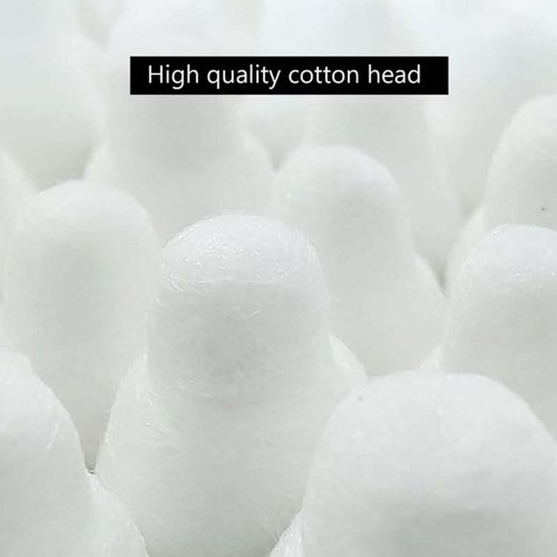 Safety Cotton Swabs,Large Tips with Paper Stick for Baby and Children Clean(4 Packs of 108ct,total 432)