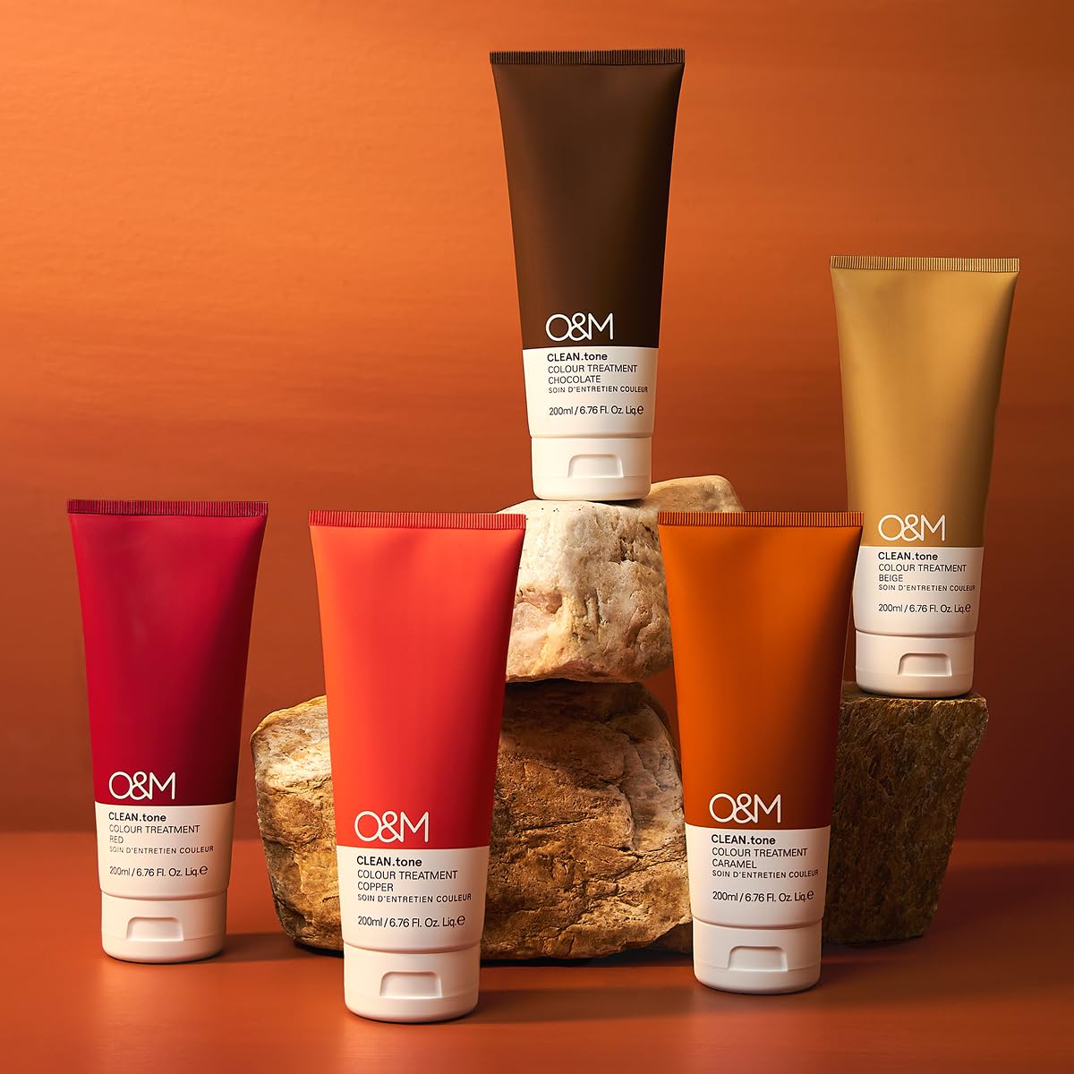 O&M CLEAN.tone Hair Color Treatment Free from Sulfates, Parabens, Silicones, Phthalates, Triclosan, Propylene Glycol & Gluten, Vegan, Cruelty Free, Light Blonde/Lightest Blonde, 200ml, Beige