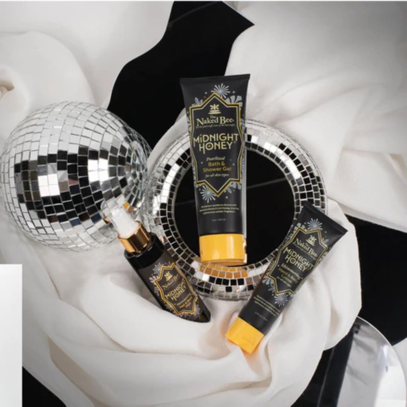 The Naked Bee Midnight Honey Shimmering Body Lotion 2.5 oz