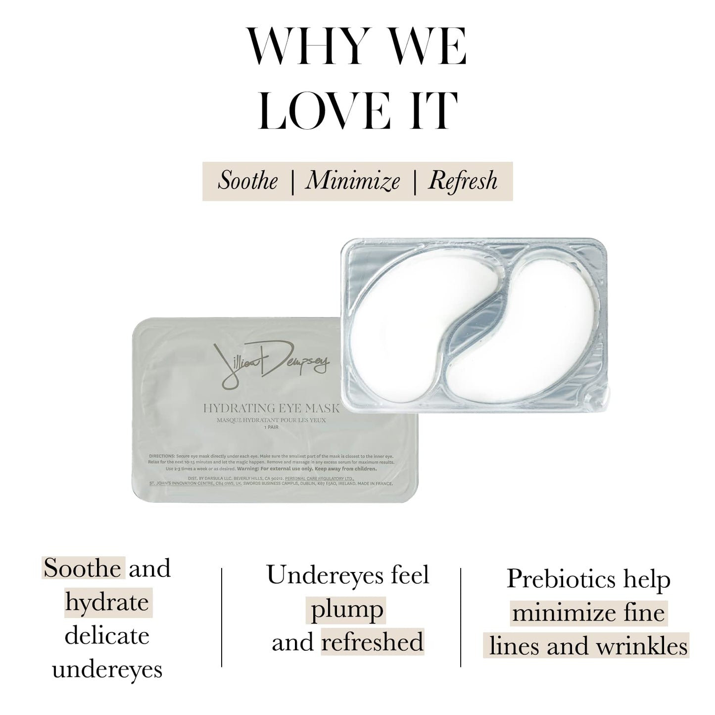 Jillian Dempsey Women's Eye Mask