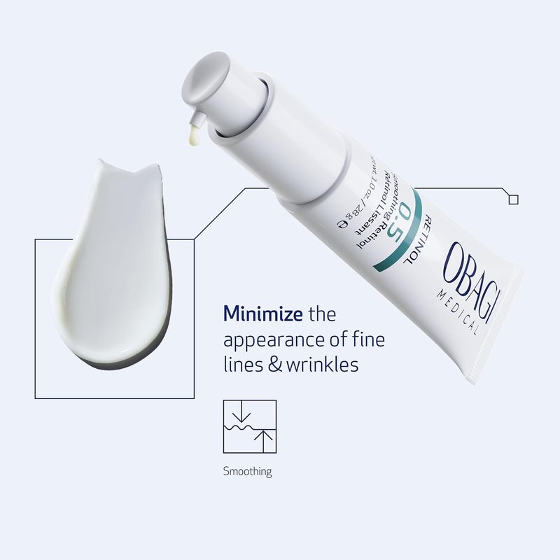 Obagi Medical Retinol 0.5 Cream - Reduce Fine Lines & Wrinkles | 1 oz Smooth Texture