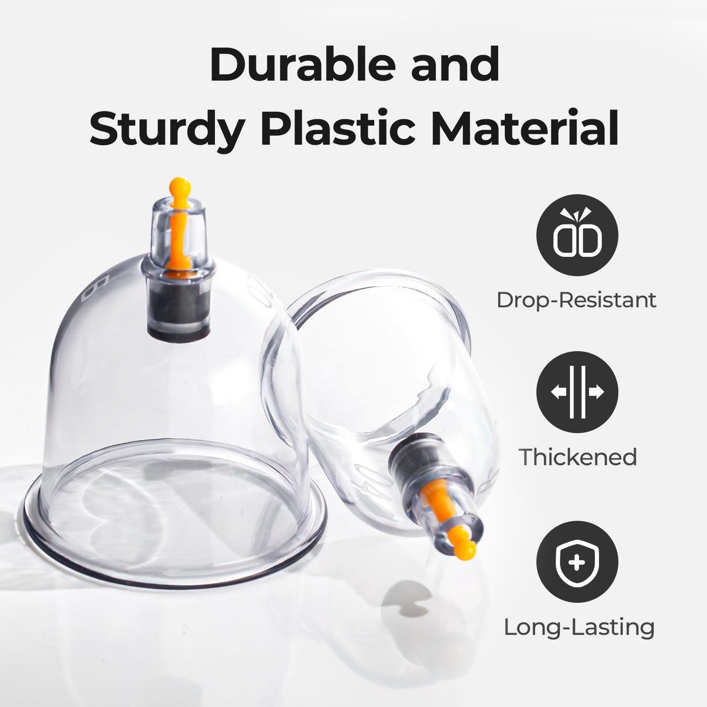 Scienlodic 24pcs Cupping Sets, Portable Electric Cupping Therapy Set Machine with Pump, Professional 24 Vacuum Suction Cups, Electric Universal Cupping Kit for Homeuse