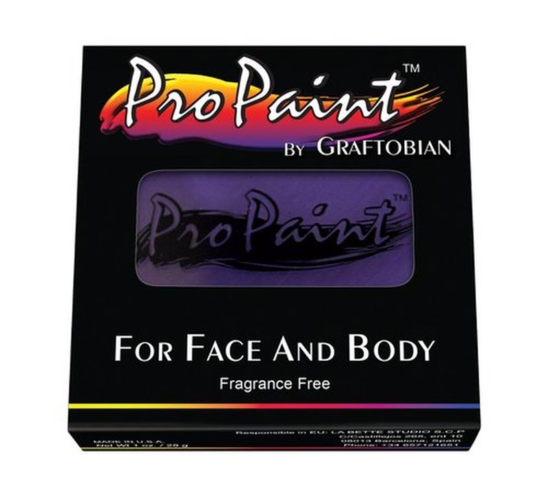 Graftobian Makeup ProPaint Face & Body Paint - Eggplant 30ml - Halloween Makeup - Costume Makeup for Adults - Body Paints for Adults - Face Paint Makeup - Skin Paint - Makeup Paint