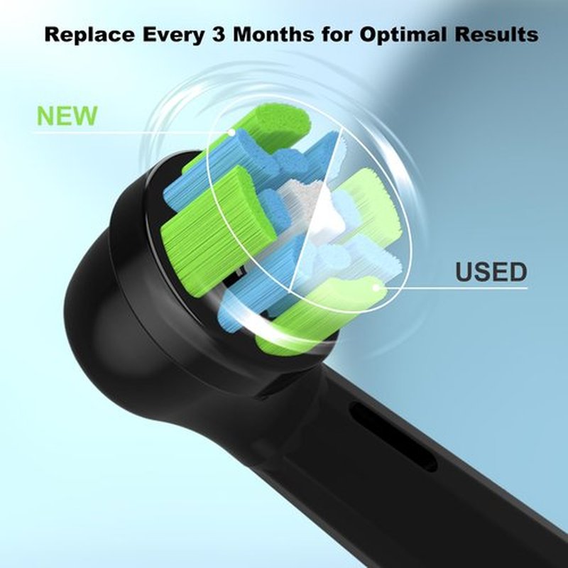 Toothbrush Replacement Heads Compatible with Oral B iO, Replacement Heads for Oral B iO 3 4 5 6 7 8 9 10 Series Electric Toothbrushes, 12 Pack