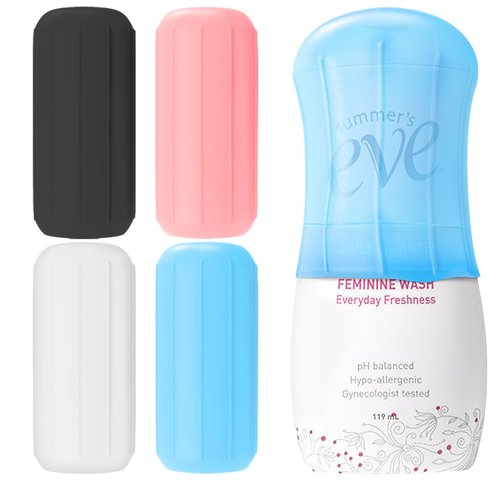 Skyconser 4 Pack Travel Essentials Silicone Bottle Covers, Cruise Ship Essentials,Travel Essentials for Women Men,Elastic Sleeves for Leak Proofing,Travel Size Toiletries,Accessories Luggage