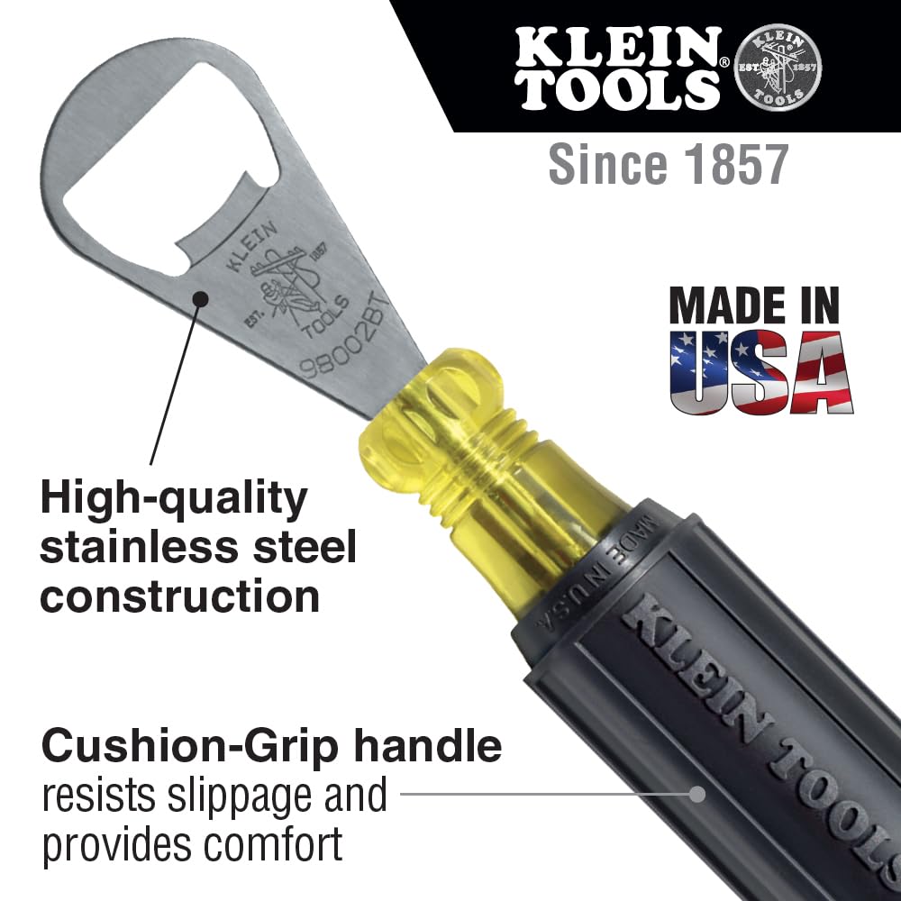 Klein Tools 98002BT Klein Bottle Opener, Made in USA