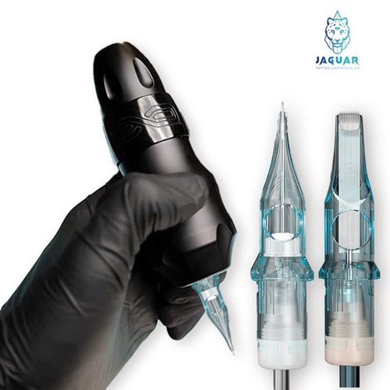 20pcs Tattoo Cartridge Needles- Tattoo Needles Cartridges Sterilized with Membrane Mixed Sizes-Upgraded 2.0 Casing Design- Durable Tattoo Needles for Tattooing - Round Liner (1214RL)