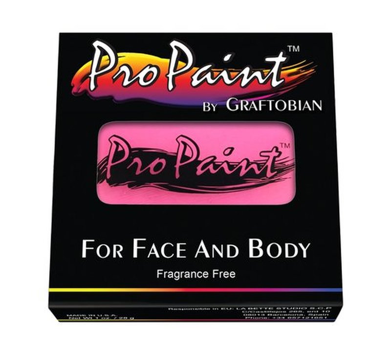 Graftobian Makeup ProPaint Face & Body Paint - Tickled Pink 30ml - Halloween Makeup - Costume Makeup for Adults - Body Paints for Adults - Face Paint Makeup - Skin Paint - Makeup Paint