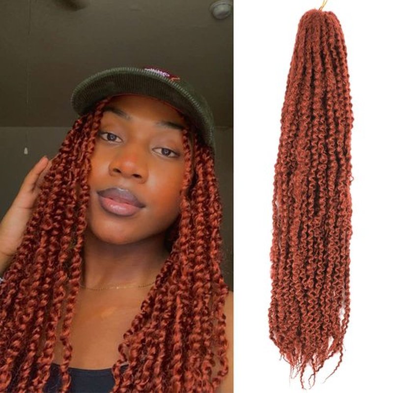 Ayana Marley Hair 3 Packs Marley Twist Braiding Hair Marley Braiding Hair For Faux Locs Crochet Hair 24 Inch Long Afro Synthetic Hair Extensions (24inch, 350#)