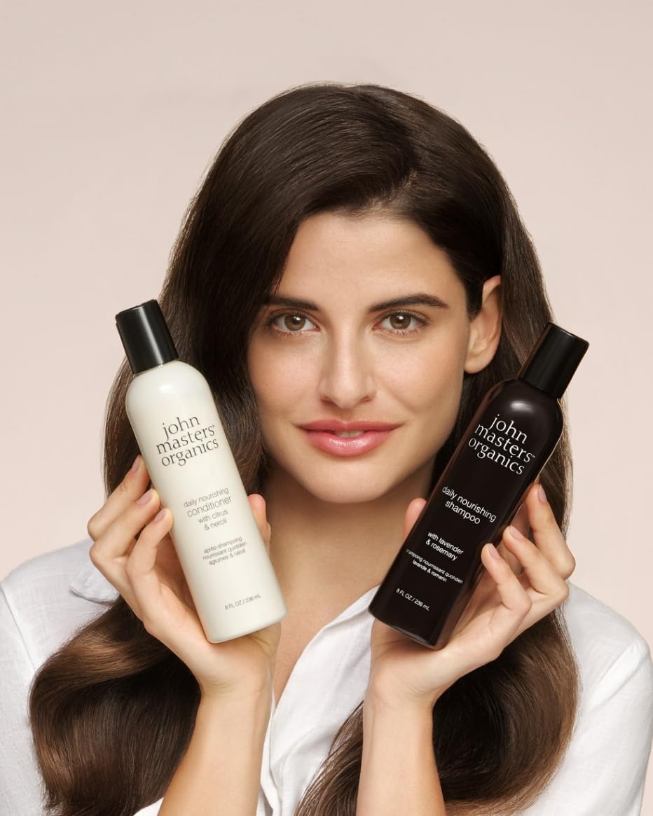 John Masters Organics – Daily Nourishing Shampoo | Lavender & Rosemary 8 FL OZ