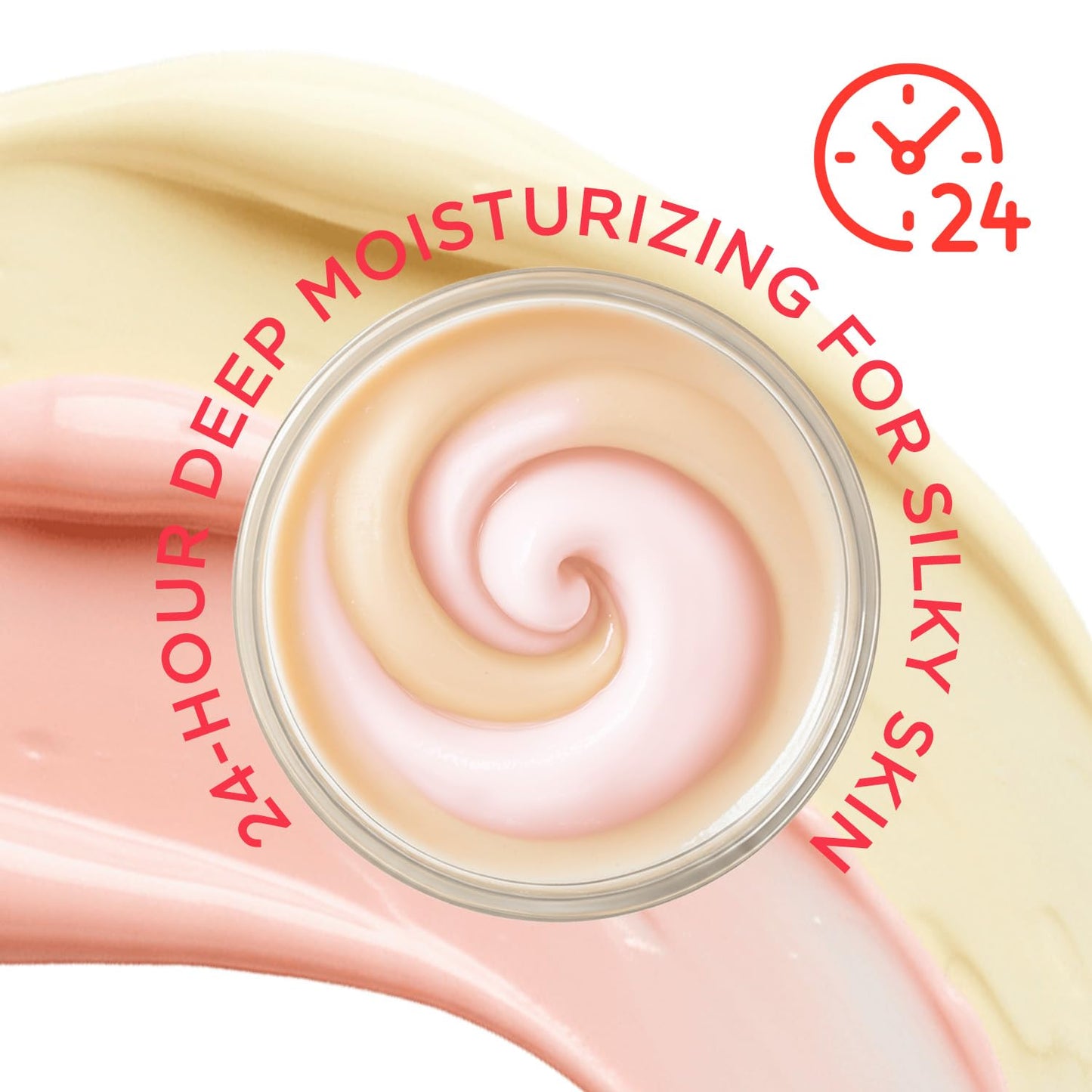 Princess Belle Strawberry Whipped Shea Body Butter, Body Moisturizer for Dry Skin, Smell Good, Strawberry Gifts for Women-2 Pack (3.4floz + 6.8 floz)