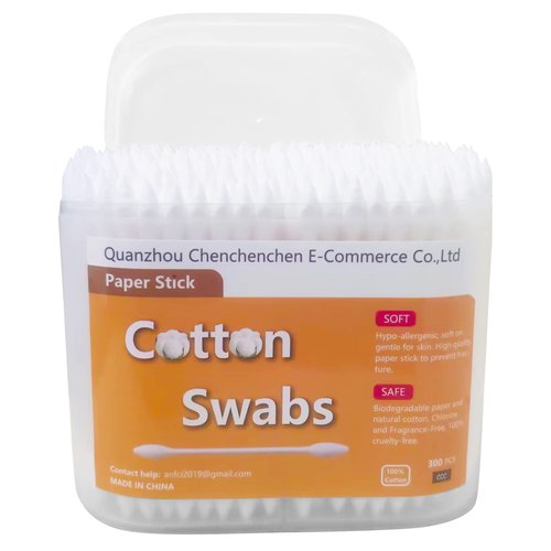 Precision Tip Cotton Swabs/Double Pointed Cotton Buds for Makeup 300pcs