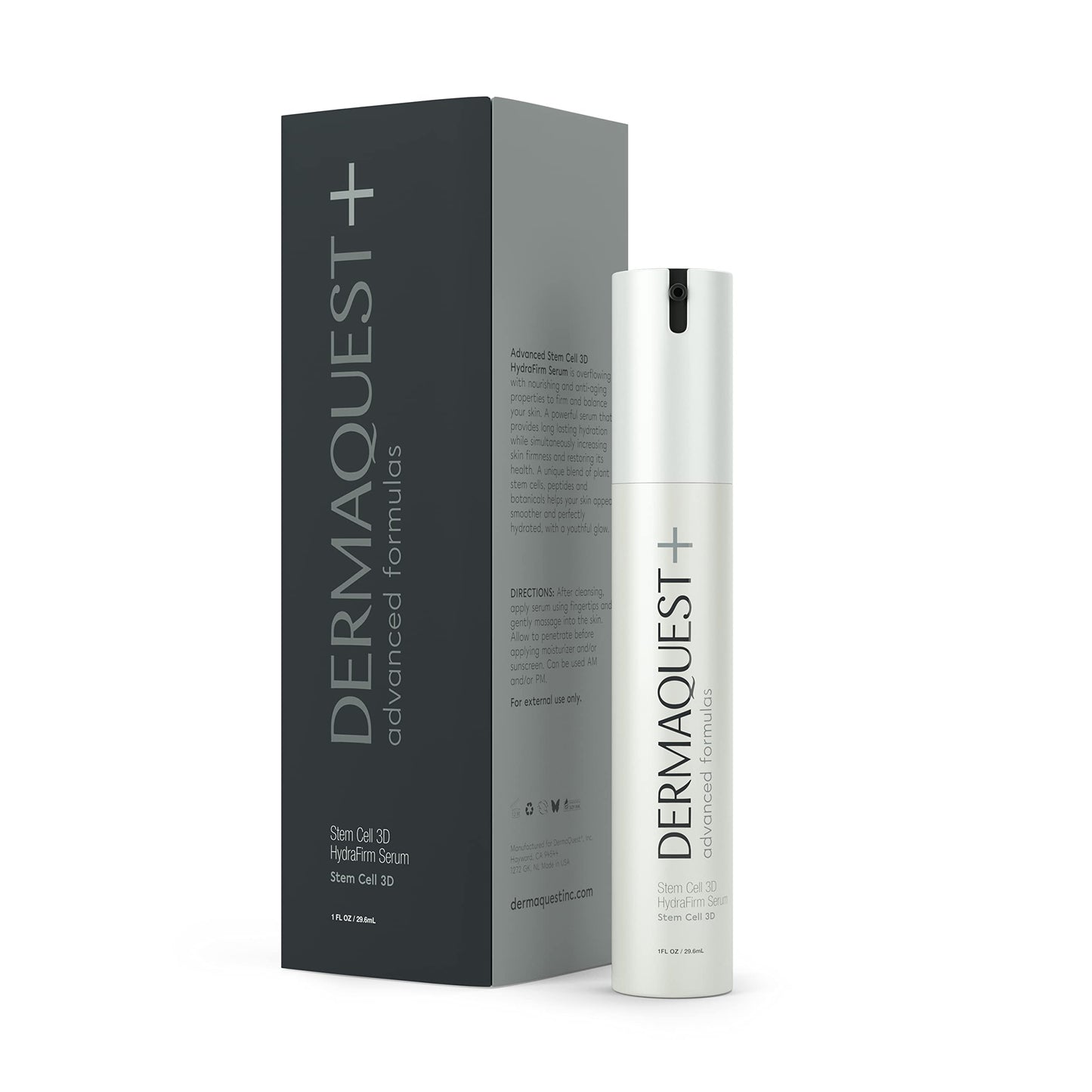 DermaQuest+ NEW Stem Cell 3D HydraFirm Face Serum (1oz)