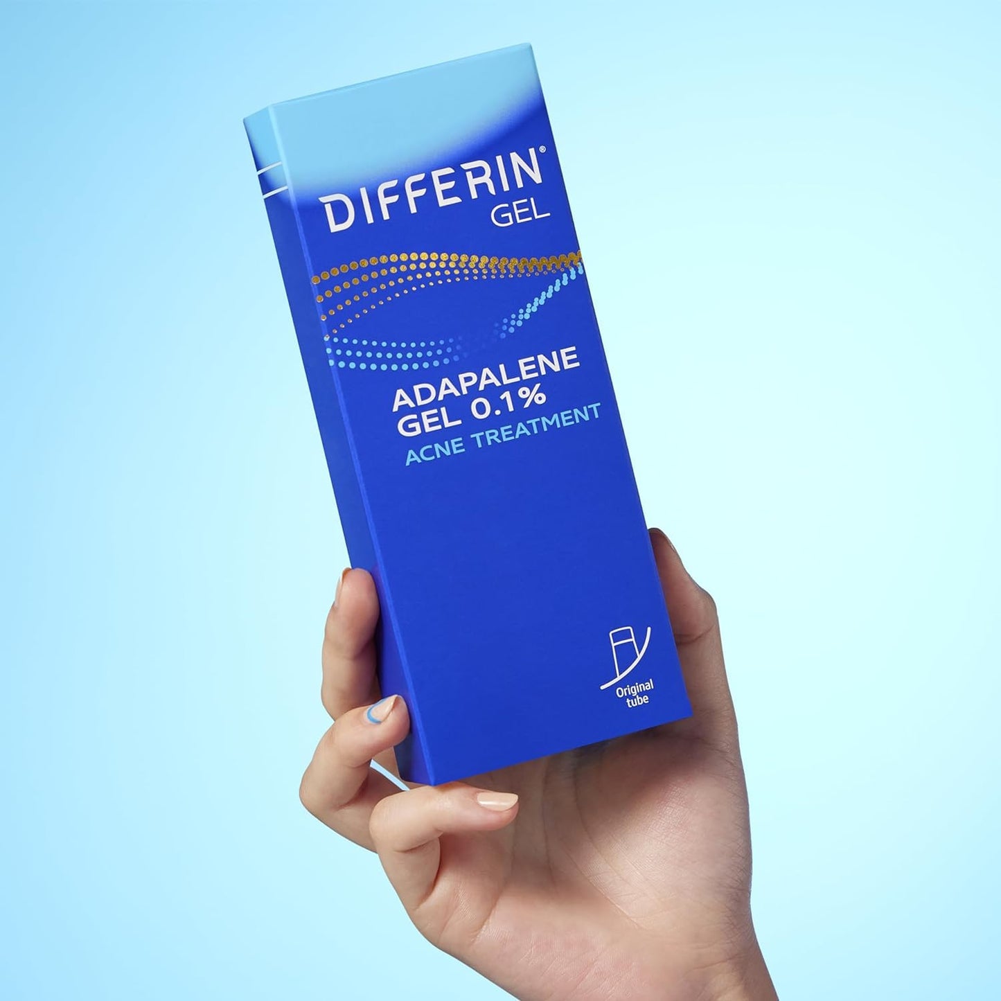 Differin Acne Treatment Gel & Power Patch Set - 36 Acne Patches (18 Large, 18 Small) with 0.1% Adapalene - Perfect Mother's Day Gift