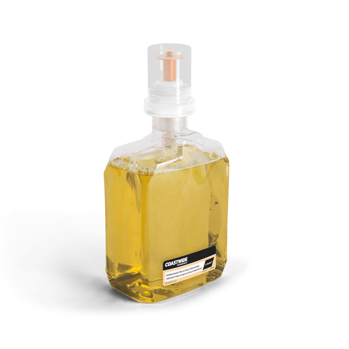 Coastwide Professional J-Series Antibacterial Foaming Hand Soap, Citrus, 1200 mL, 2/Carton