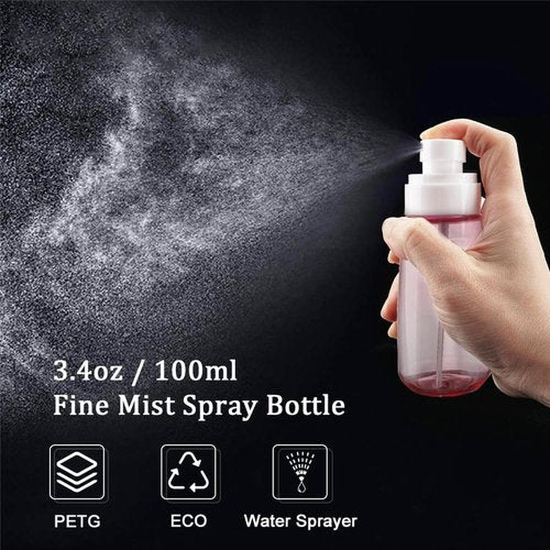 Cosywell Travel Size Spray Bottle TSA Approved 3.4oz 100ml 3 Pack Leak Proof Fine Mist Spray Bottles Empty Refillable Mist Sprayer for Perfume Essential Oils Toners Rose Water Cosmetics (3Pink)