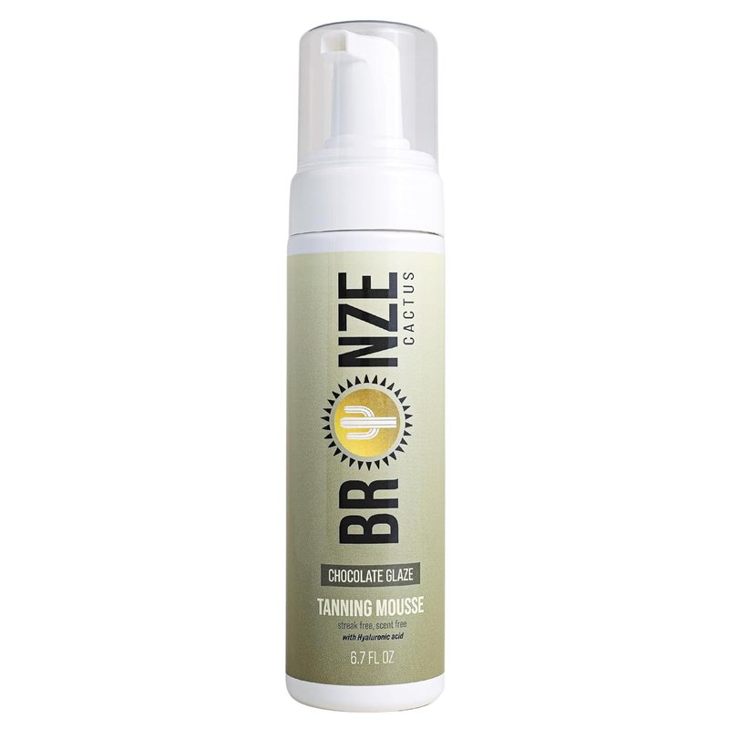 Chocolate Glaze Mousse Self Tanner - Streak-Free, Fast-Drying Foam for Natural Brown Glow | 32 fl. Oz