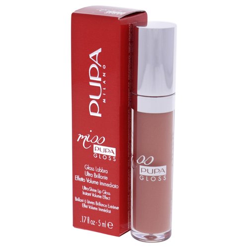 Pupa Milano Miss Milano Lip Gloss - Shiny, Smooth, Plump - Soft, Innovative Gel Texture - Glides Smoothly On The Lips - For A Moisturizing And Volume Enhancing Effect - 300 Soft Kiss - 0.17 OZ