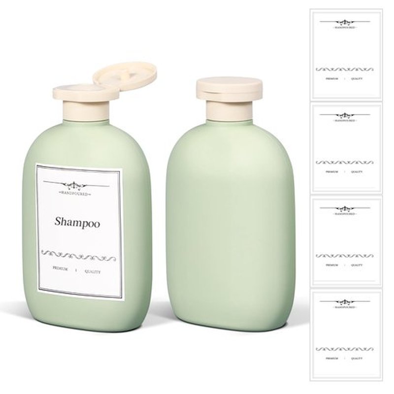 ASEVAT 8.8oz Travel Bottle with Flip Cap, Leak Proof Squeeze Bottles, Refillable Plastic Travel Containers for Creams, Lotion, Foundation, Shampoo, Conditioner
